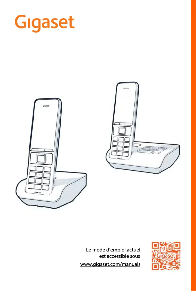 Page n°1 - Manuel utilisateur Gigaset Comfort 500