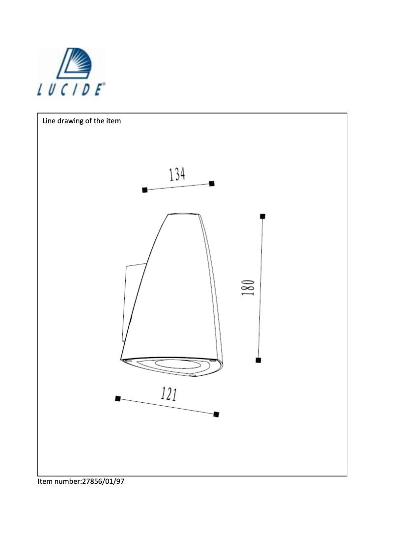 Page 1 de la notice Manuel utilisateur Lucide Kanda
