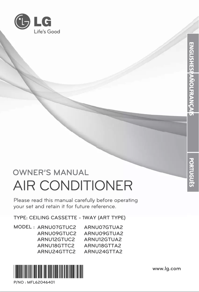 Página 1 del manual Manual de usuario LG ARNU07GTUC2