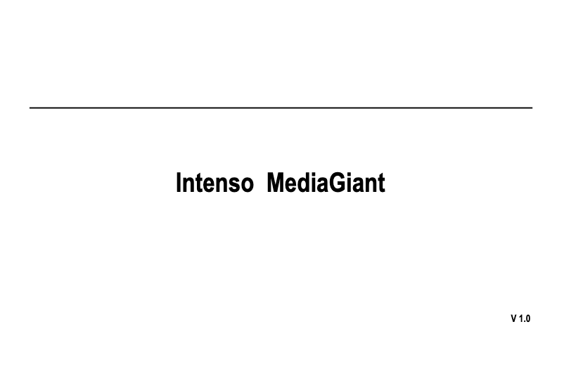 Image de la première page du manuel de l'appareil 8" MediaGiant