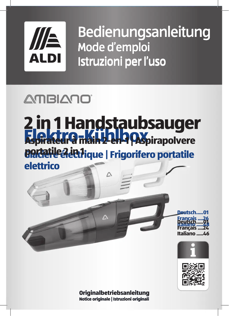 Image de la première page du manuel de l'appareil GT-SF-CVC-01