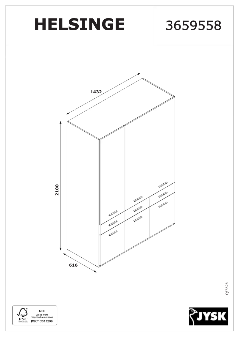 Imagen de la primera página del manual del dispositivo Helsinge