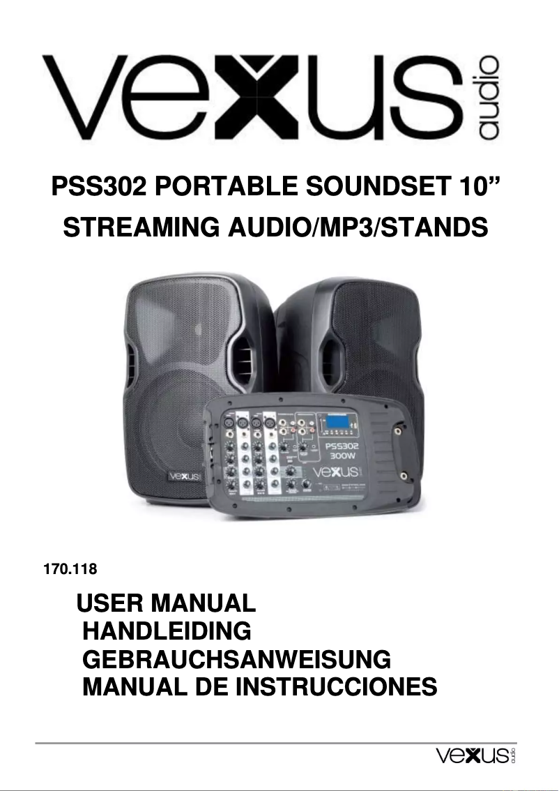 Image de la première page du manuel de l'appareil PSS302