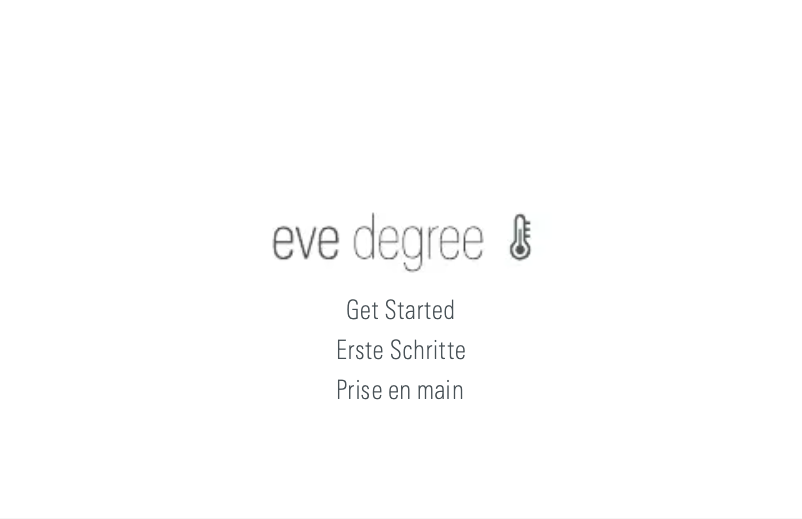 Page n°1 - Manuel utilisateur EVE Degree