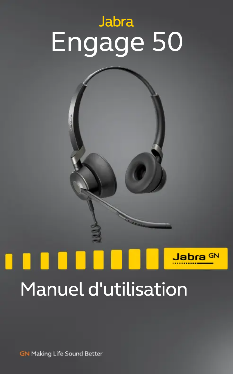 Page 1 de la notice Manuel utilisateur Jabra Engage 50