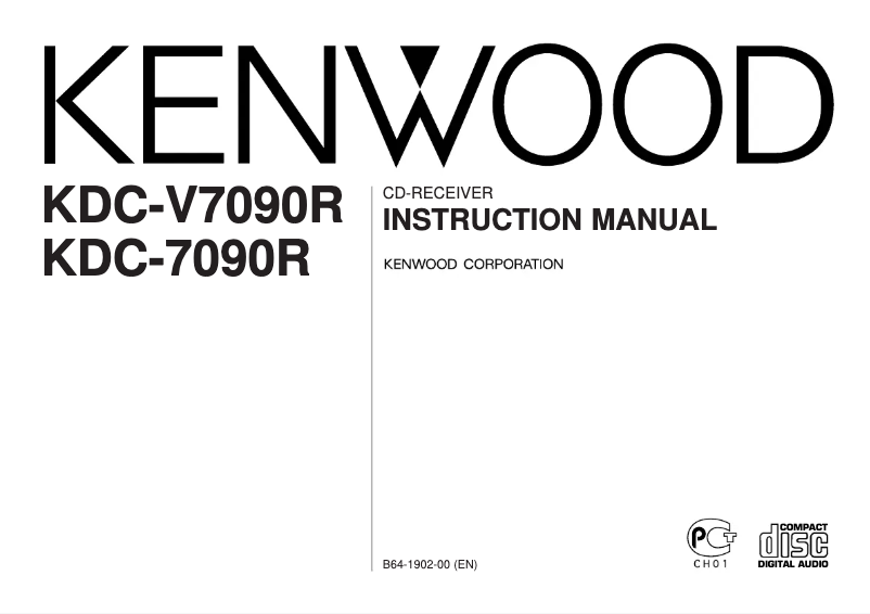 Page 1 de la notice Manuel utilisateur Kenwood KDC-7090R