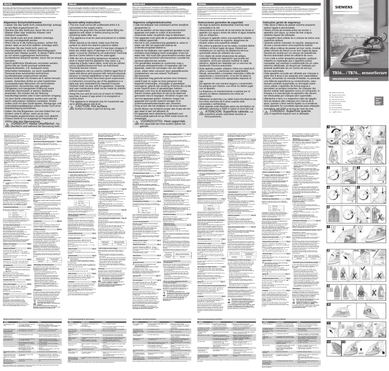 Page 1 de la notice Manuel utilisateur Siemens TB56300