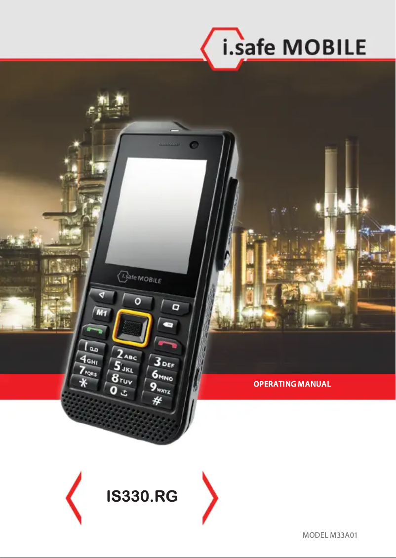 Page n°1 - Manuel utilisateur i.safe Mobile IS330.RG