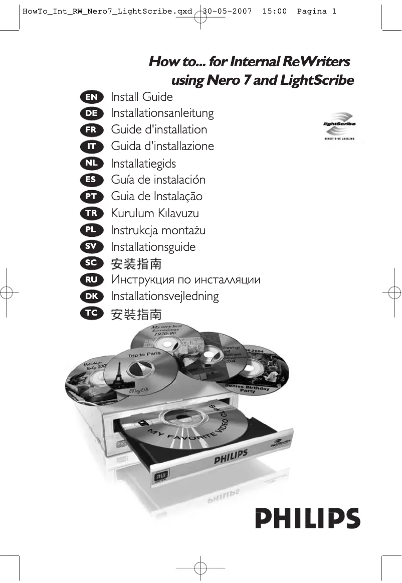 Page 1 de la notice Manuel utilisateur Philips SPD6007BD
