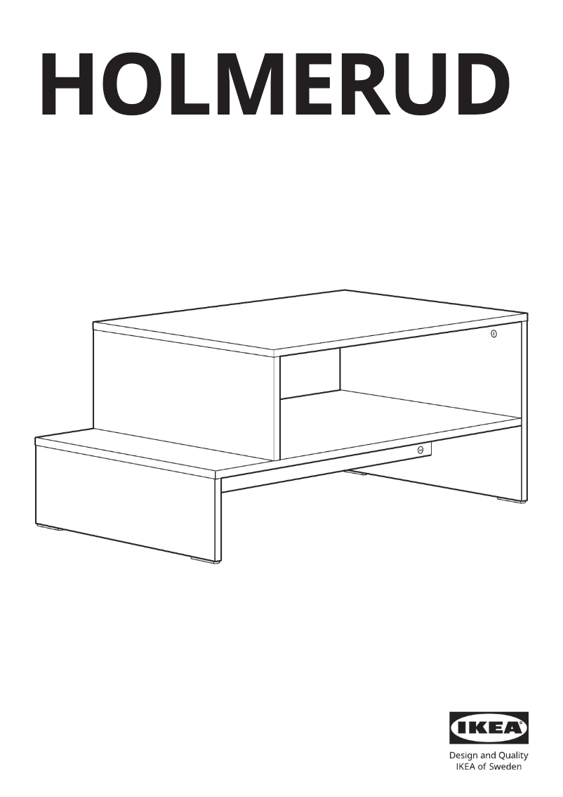 Page 1 de la notice Manuel utilisateur Ikea HOLMERUD 205.537.40