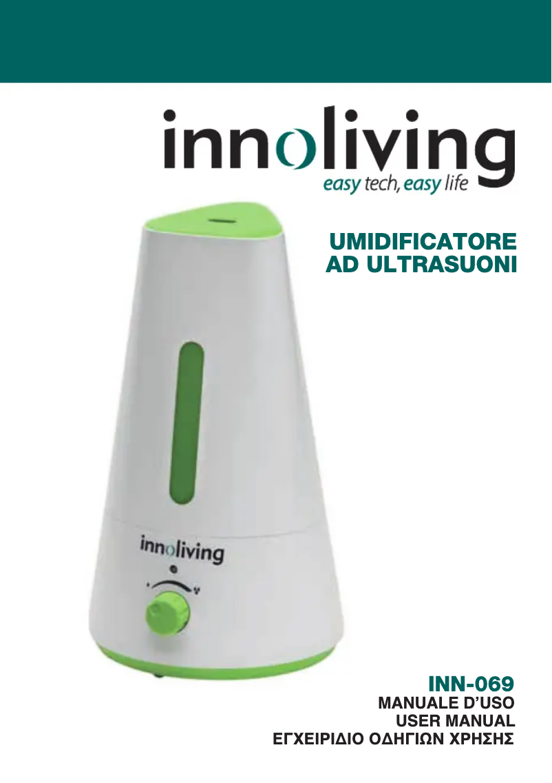 Image de la première page du manuel de l'appareil INN-069