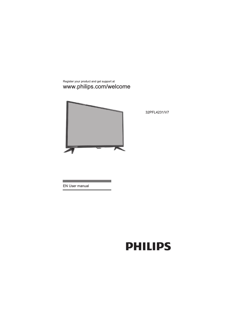 Page 1 de la notice Manuel utilisateur Philips 3000 series 32PFL4231