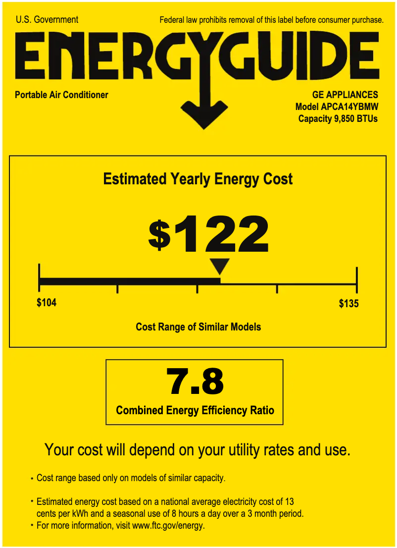 Image de la première page du manuel de l'appareil APCA14YBMW