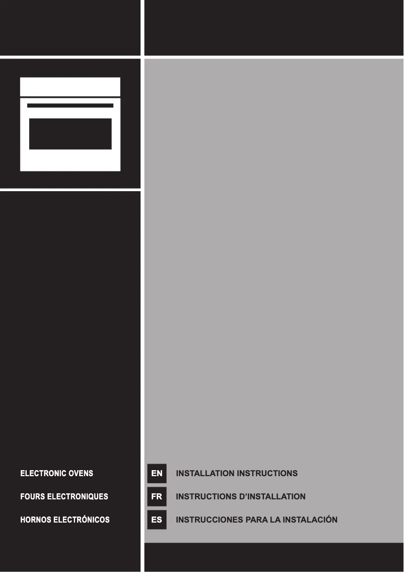 Page 1 de la notice Guide d'installation Smeg SOU130S1