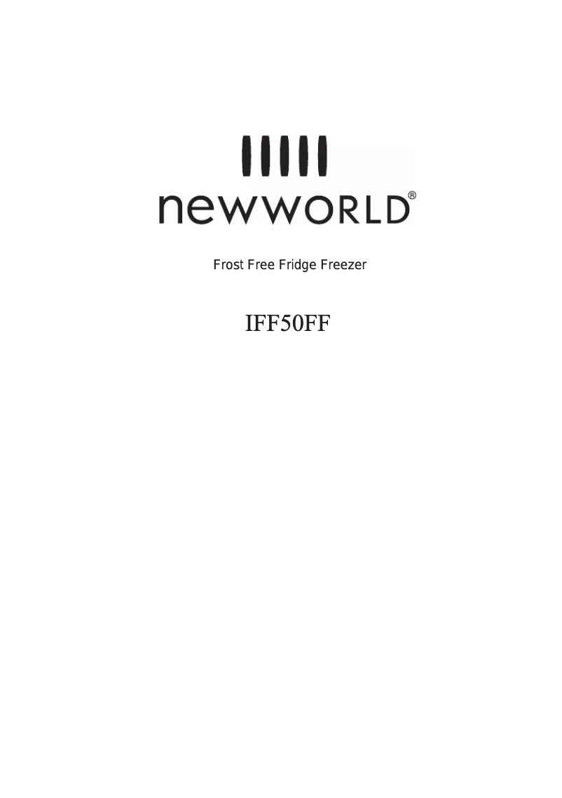 Page 1 de la notice Manuel utilisateur New World IFF50FF