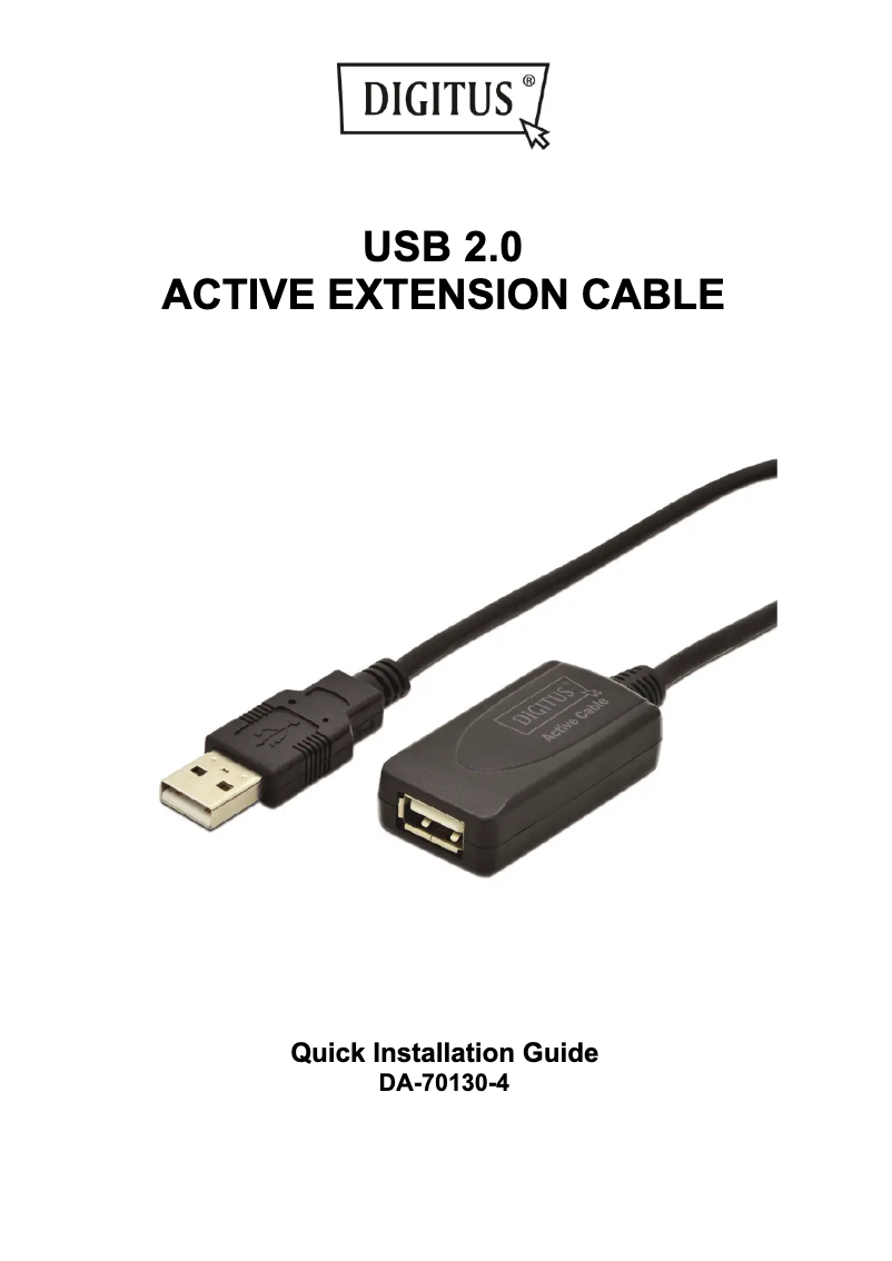 Image de la première page du manuel de l'appareil DA-70130-4