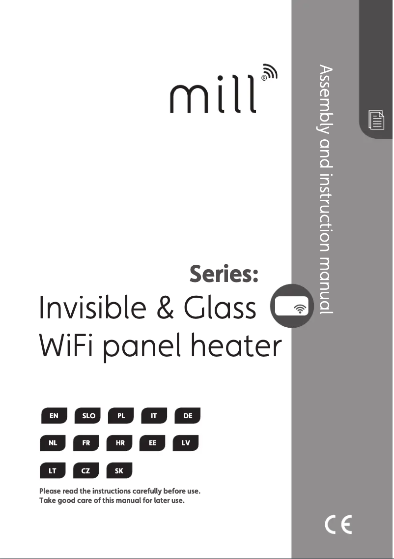 Page n°1 - Manuel utilisateur Mill GL1200WIFI3