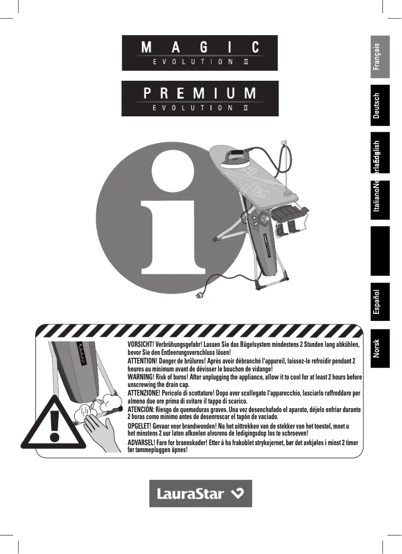 Página 1 del manual Manual de usuario Laurastar Evolution II Magic
