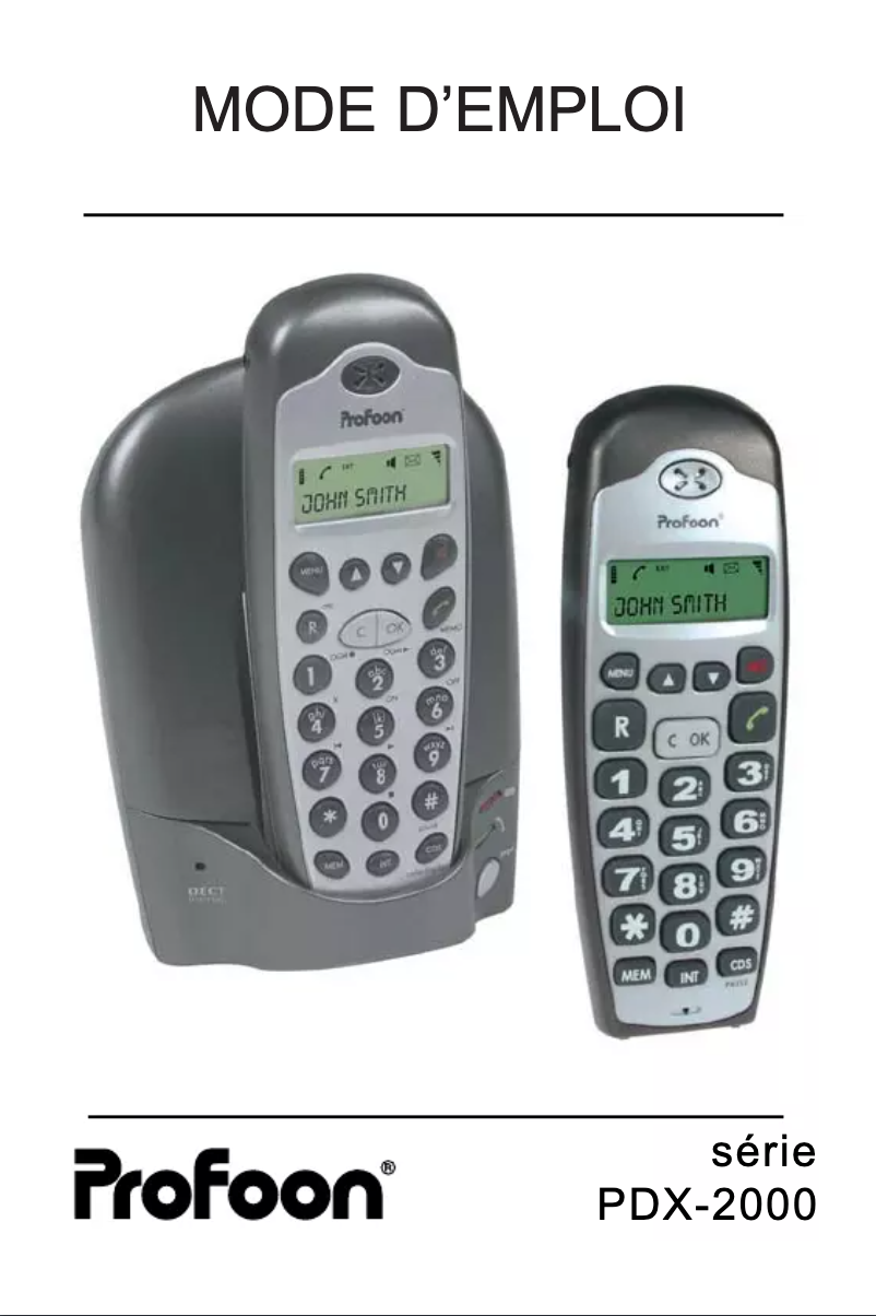 Imagen de la primera página del manual del dispositivo PDX-2200