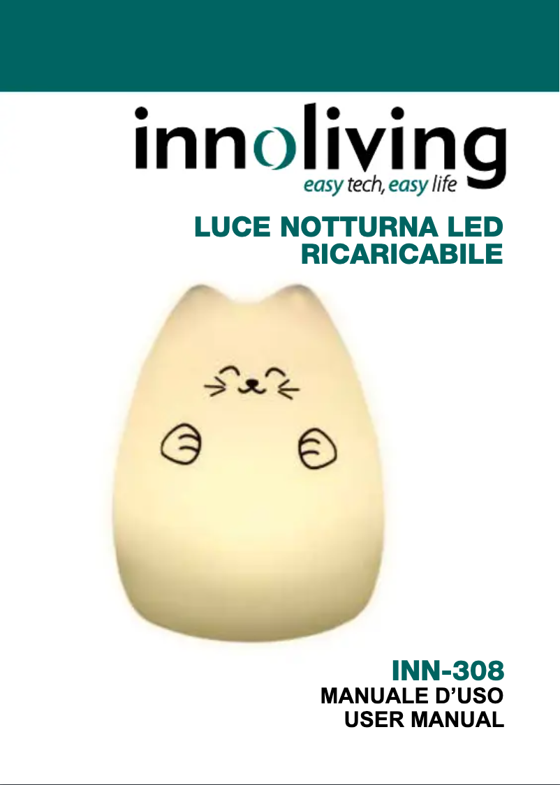 Page n°1 - Manuel utilisateur Innoliving INN-308