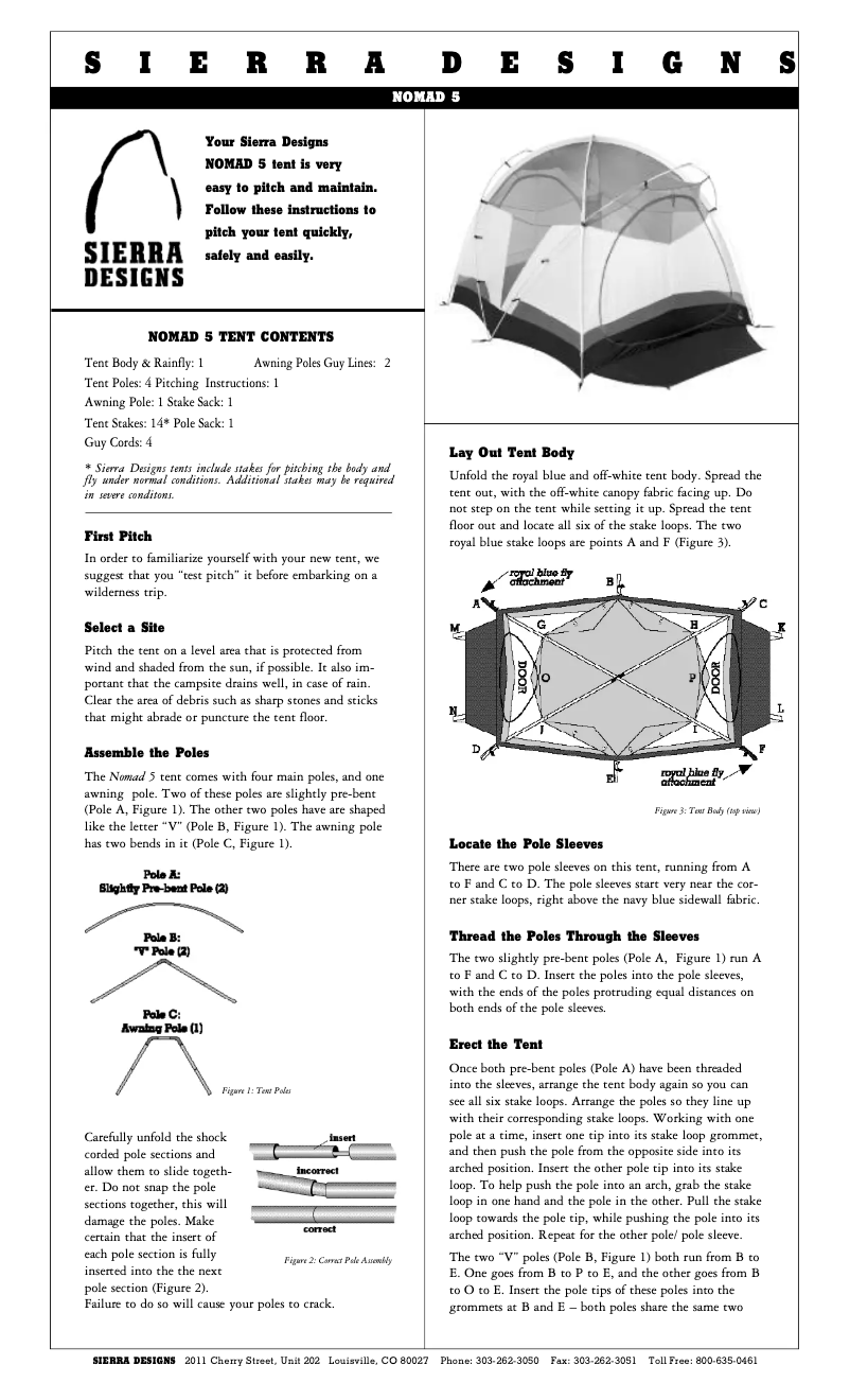 Imagen de la primera página del manual del dispositivo Nomad 5