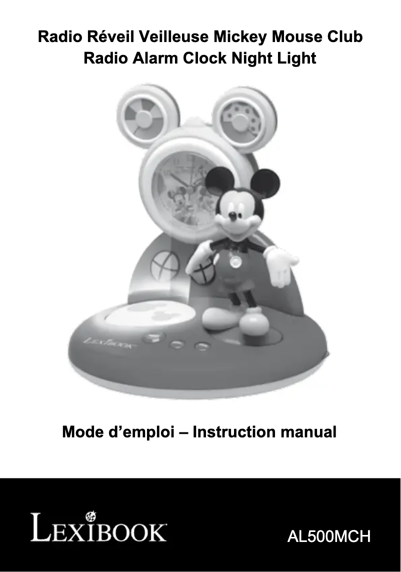 Página 1 del manual Manual de usuario Lexibook AL500MCH