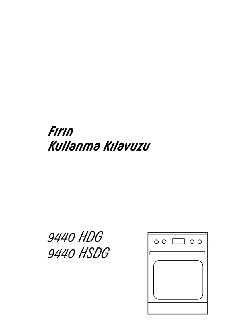 Image de la première page du manuel de l'appareil 9440 HDG