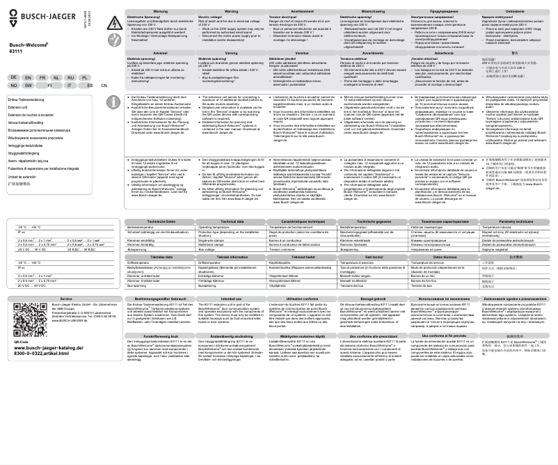 Image de la première page du manuel de l'appareil 83111