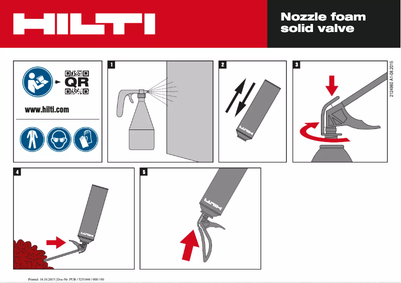 Página 1 del manual Manual de usuario Hilti CF 116