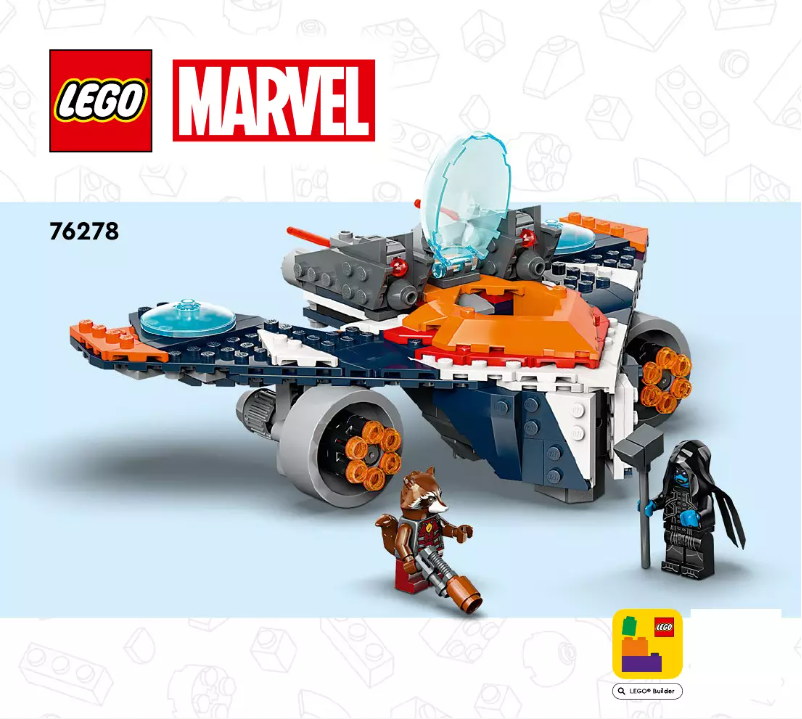 Page 1 de la notice Manuel utilisateur Lego Marvel 76278