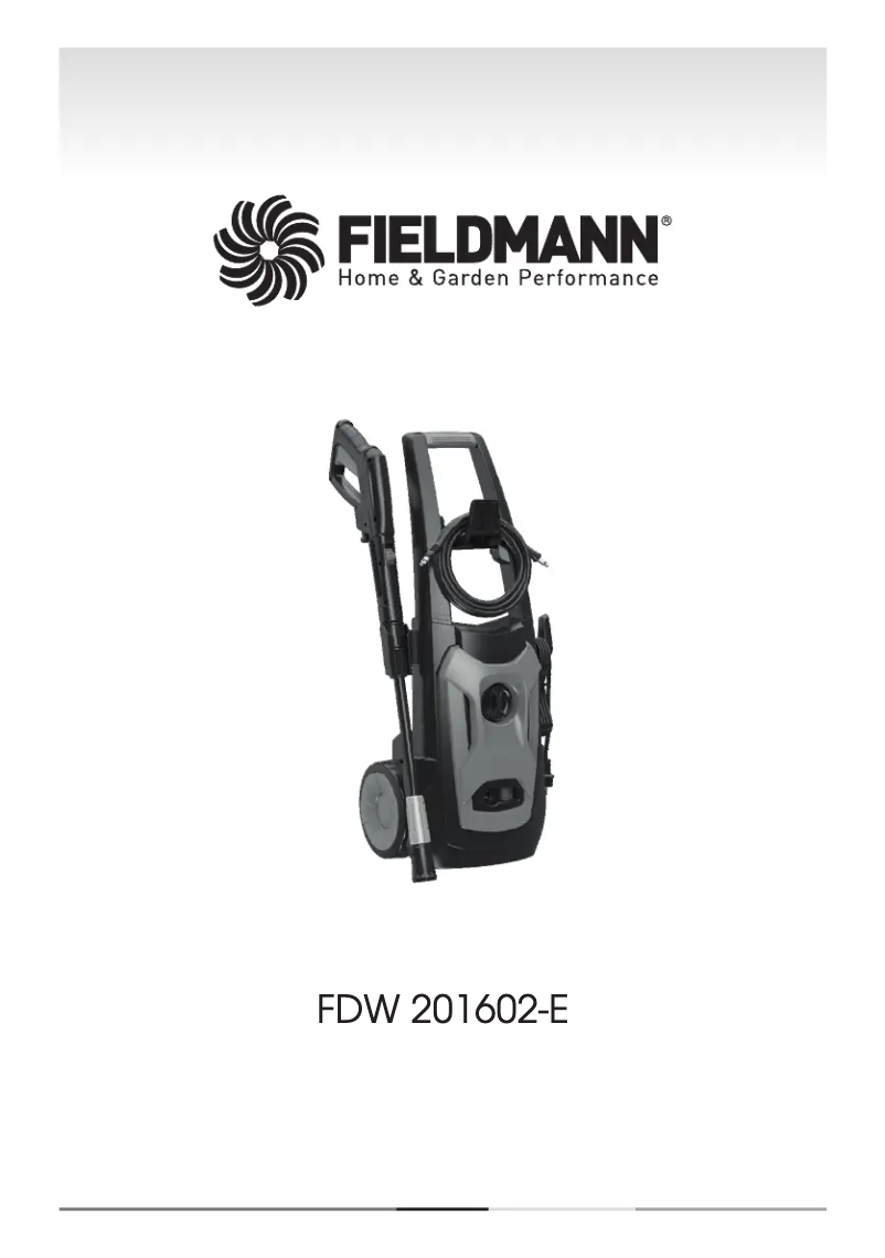 Page 1 de la notice Manuel utilisateur Fieldmann FDW 201602-E