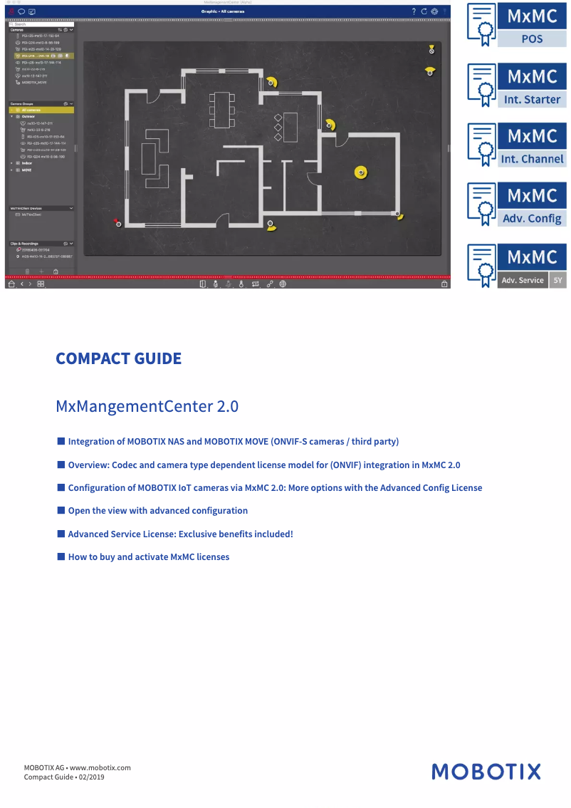 Image de la première page du manuel de l'appareil MxMangementCenter 2.0