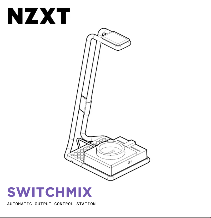 Page 1 de la notice Manuel utilisateur NZXT SwitchMix