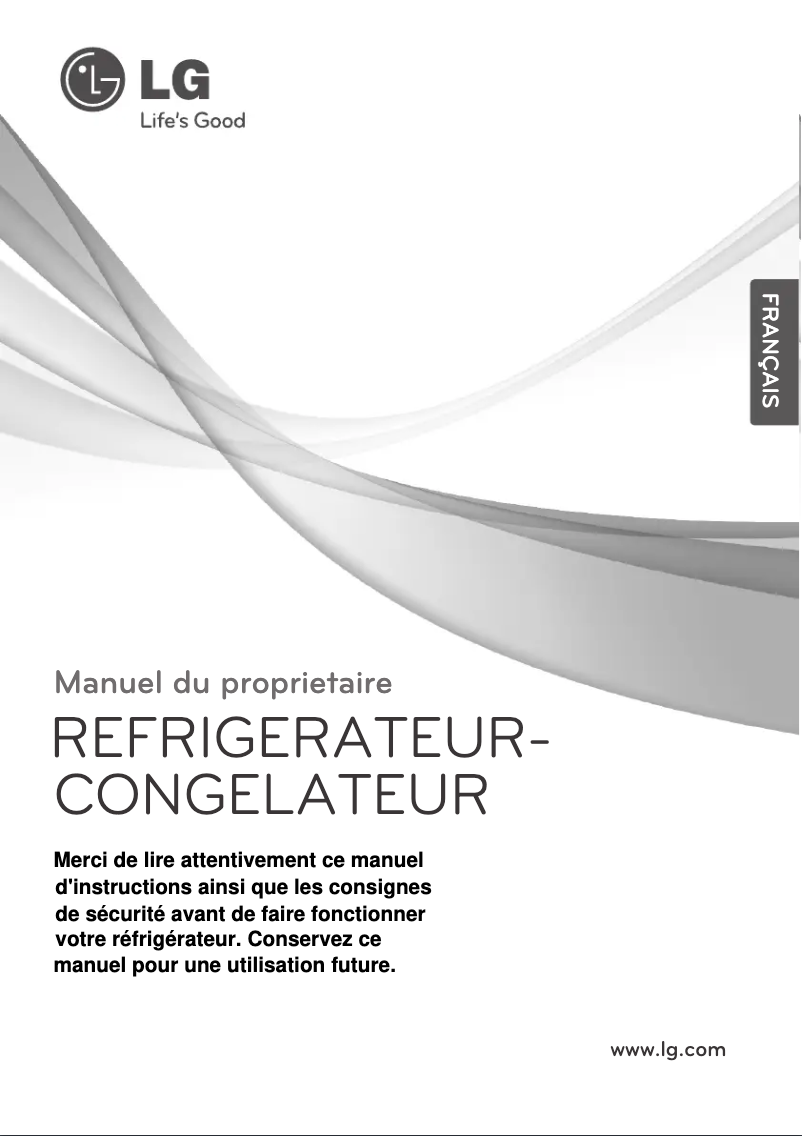Image de la première page du manuel de l'appareil GN-B492GGCC