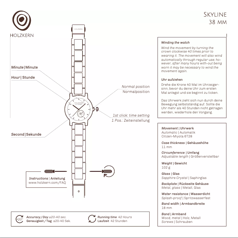 Page n°1 - Manuel utilisateur Holzkern Paris