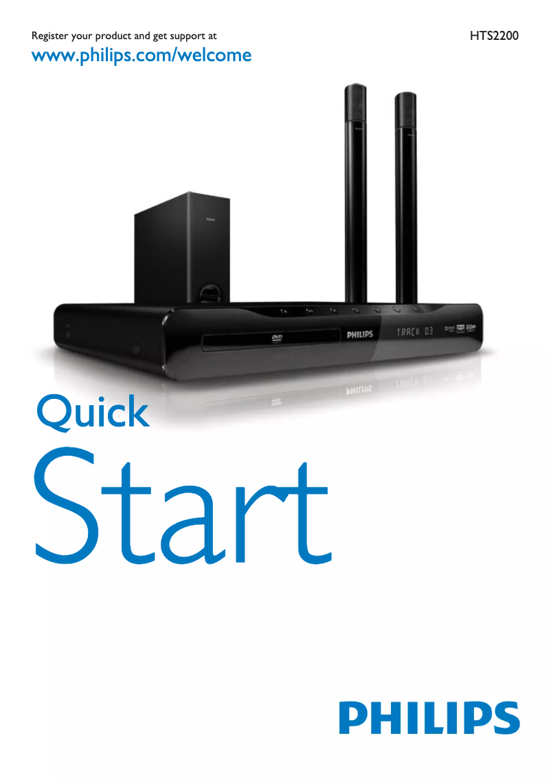 First page image of the manual for HTS2200