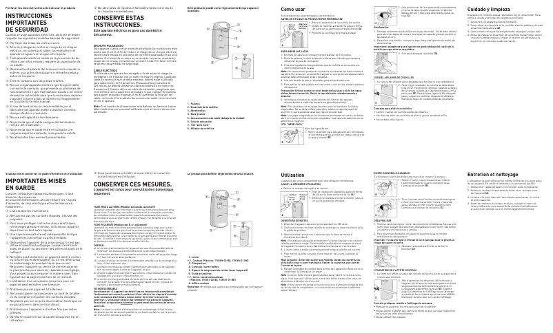 Image de la première page du manuel de l'appareil EC475B