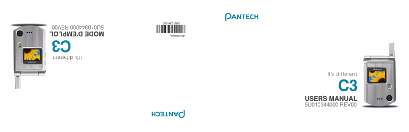 Image de la première page du manuel de l'appareil C3