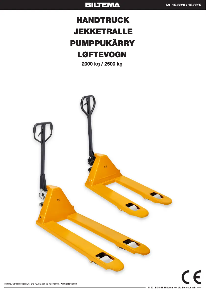 Image de la première page du manuel de l'appareil 15-3820