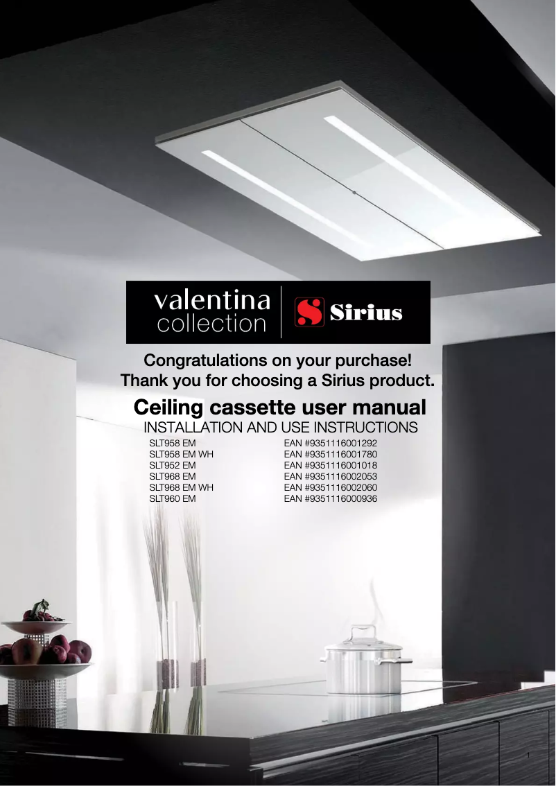 Página 1 del manual Manual de usuario Sirius SLT960 EM