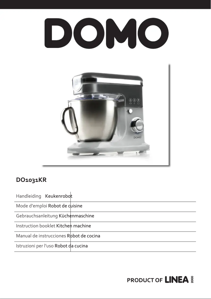 Image de la première page du manuel de l'appareil DO1031KR