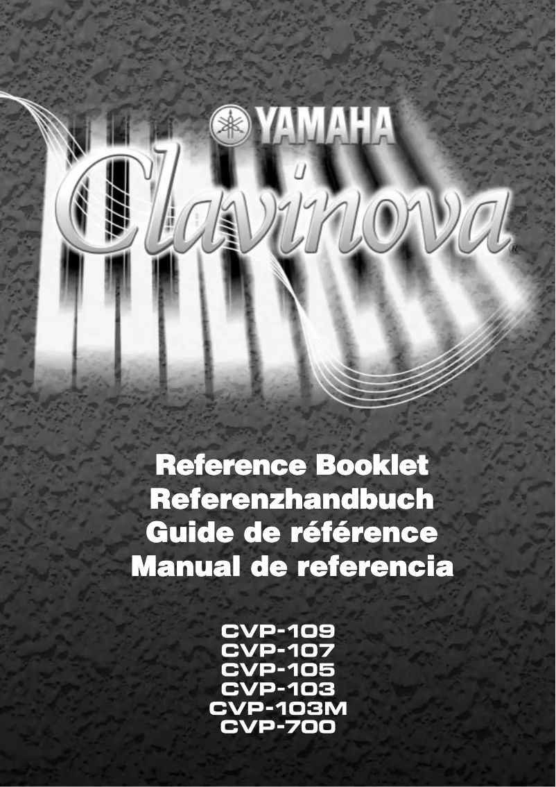 First page image of the manual for Clavinova CVP-700