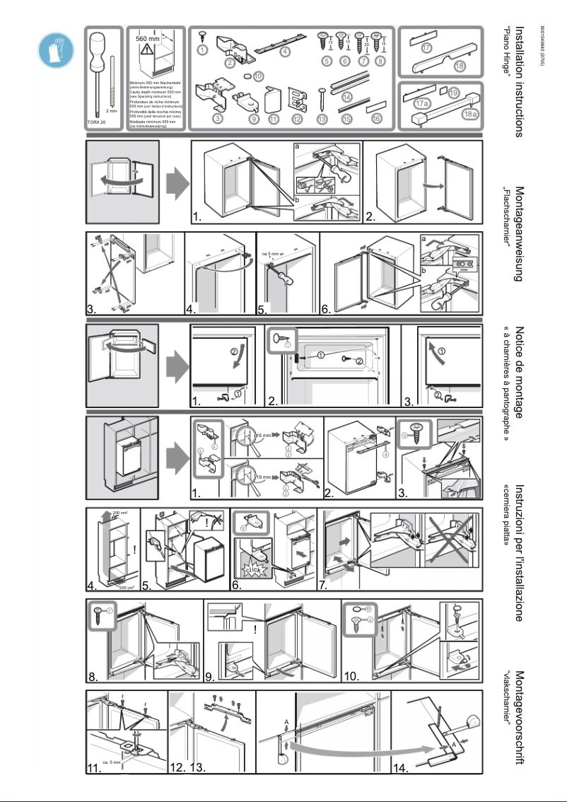 Page 1 de la notice Guide d'installation Constructa CE61250