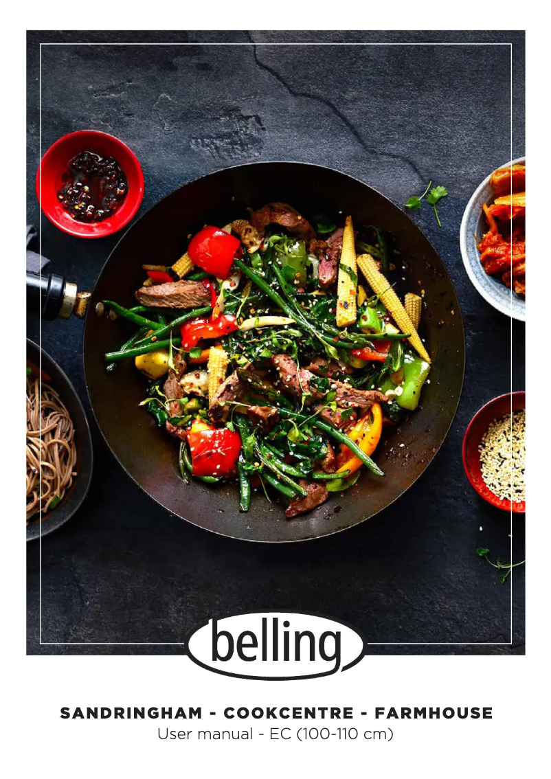 Image de la première page du manuel de l'appareil Cookcentre 100E