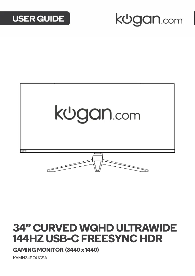 Page 1 de la notice Manuel utilisateur Kogan KAMN34RQUCSA