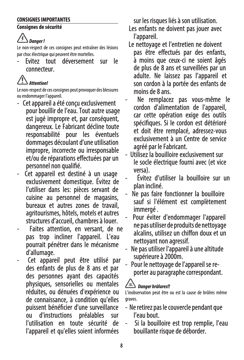 Page n°1 - Manuel utilisateur DeLonghi Icona Capitals KBOC3001