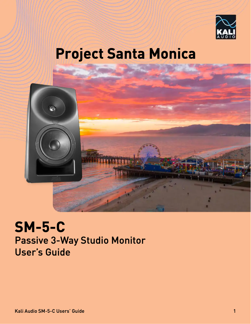 Page n°1 - Manuel utilisateur Kali Audio SM-5-C