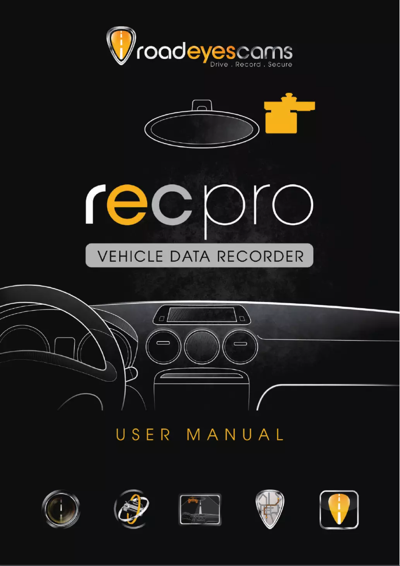 Page n°1 - Manuel utilisateur RoadEyes Recpro