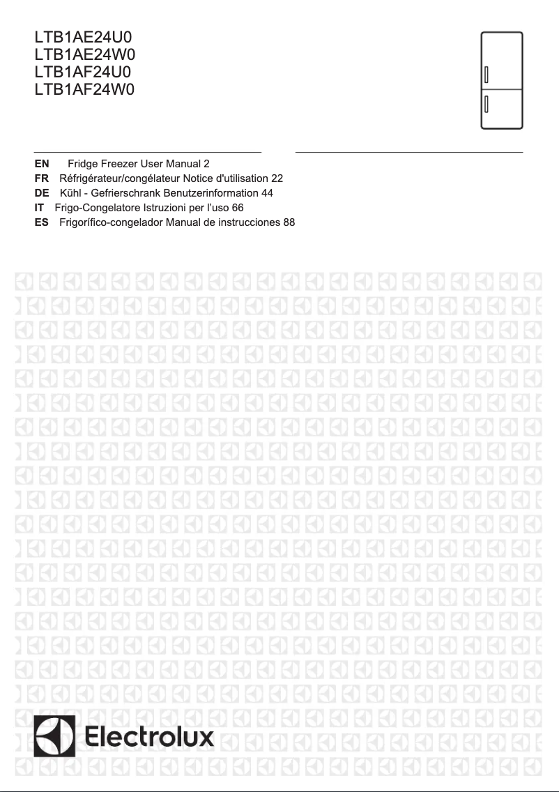 Page 1 de la notice Manuel utilisateur Electrolux LTB1AF24U0