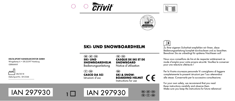 Página 1 del manual Manual de usuario Crivit IAN 367713